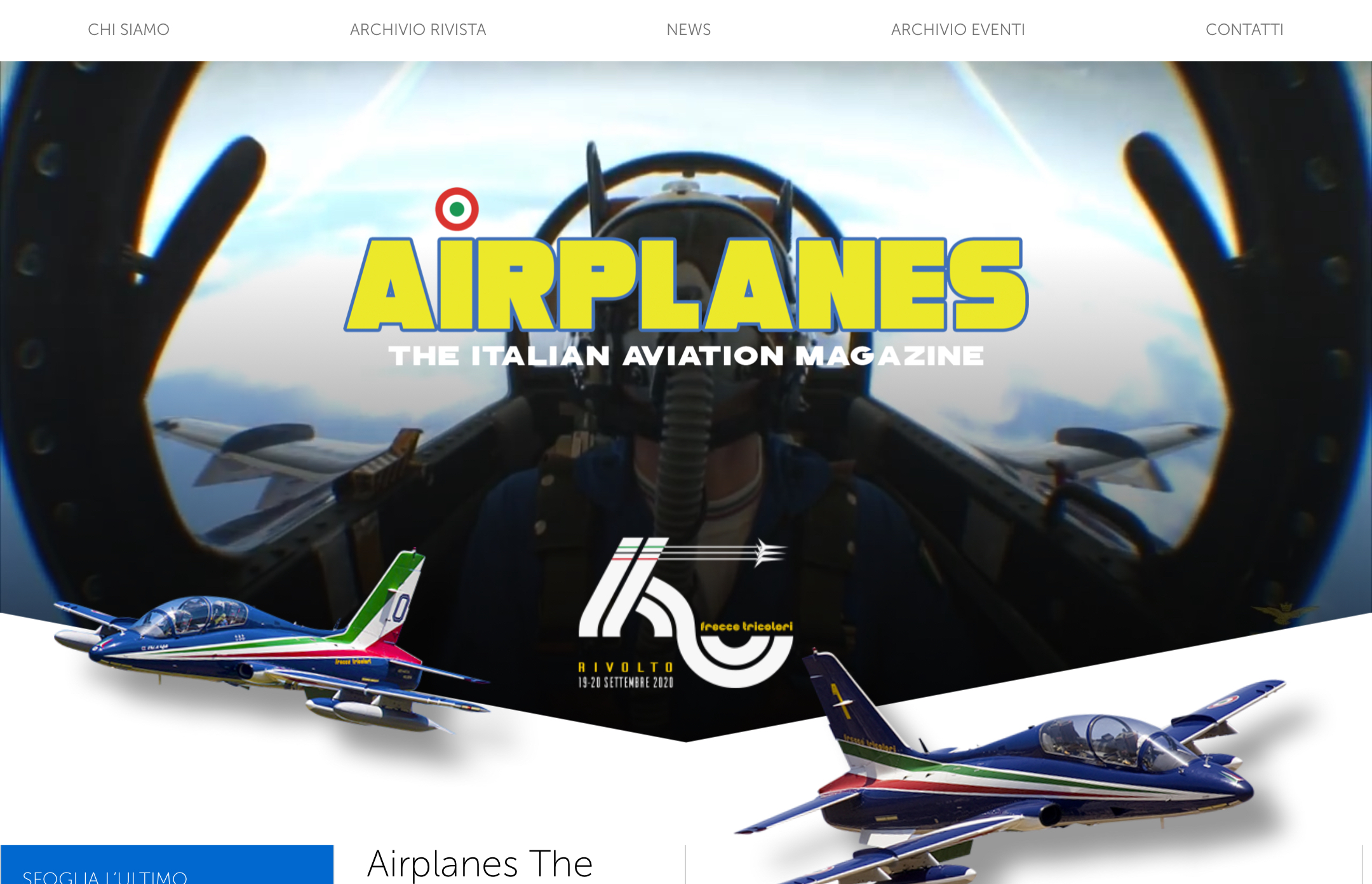 Scopri di più sull'articolo On line il nuovo sito ufficiale di AirPlanes magazine